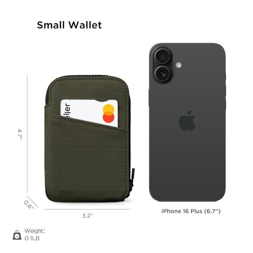 ALPAKA Zip Card Pouch - Holds 12-20 Cards, Cash Made With Weatherproof Fabric, YKK Zipper, RFID Blocking Card Wallet and Coin Pouch for Men - Image 5