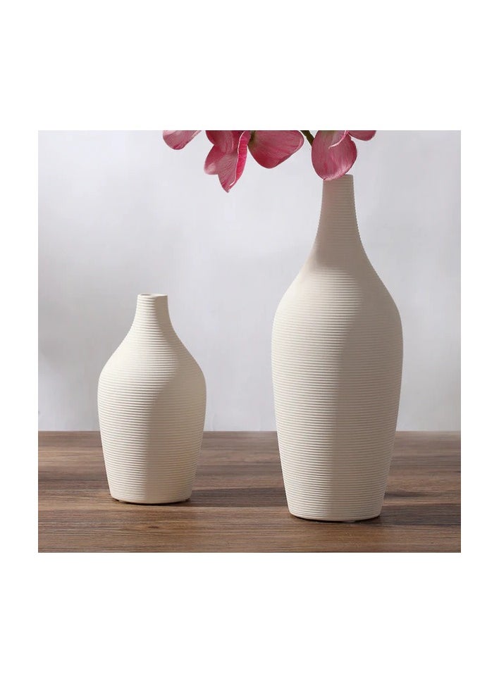 Set of 2 _ Retaj Vases Set from Basma _ Designed to be perfect for displaying flowers and adding an elegant touch to any space