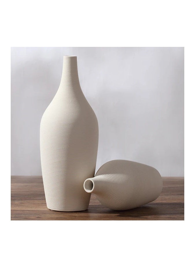 Set of 2 _ Retaj Vases Set from Basma _ Designed to be perfect for displaying flowers and adding an elegant touch to any space