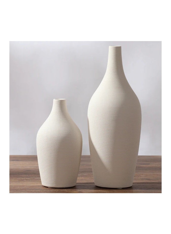Set of 2 _ Retaj Vases Set from Basma _ Designed to be perfect for displaying flowers and adding an elegant touch to any space