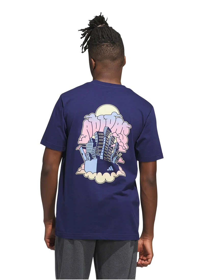 Adidas 90S Nostalgia City Graphic T-Shirt
