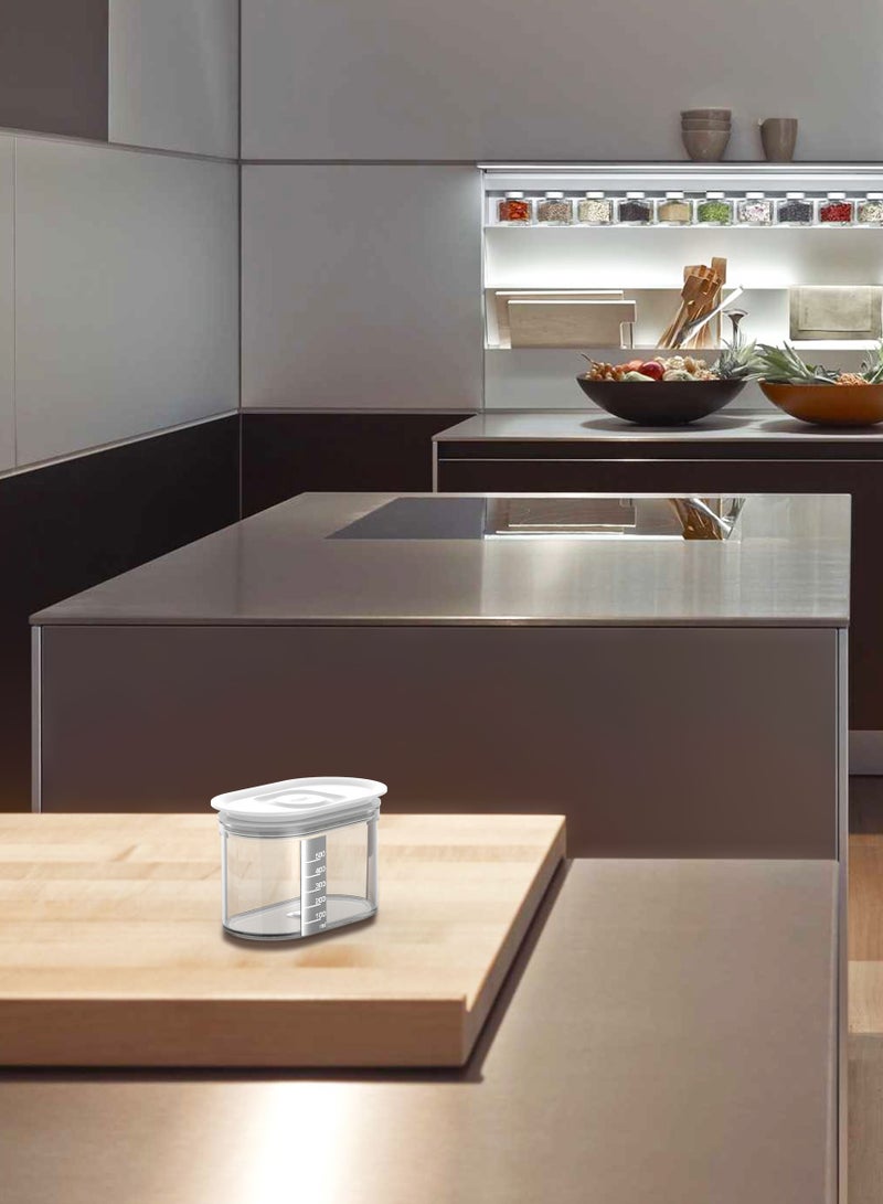 Biesse Plastic Oval airtight storage with graduated scale 0.750L - Image 3