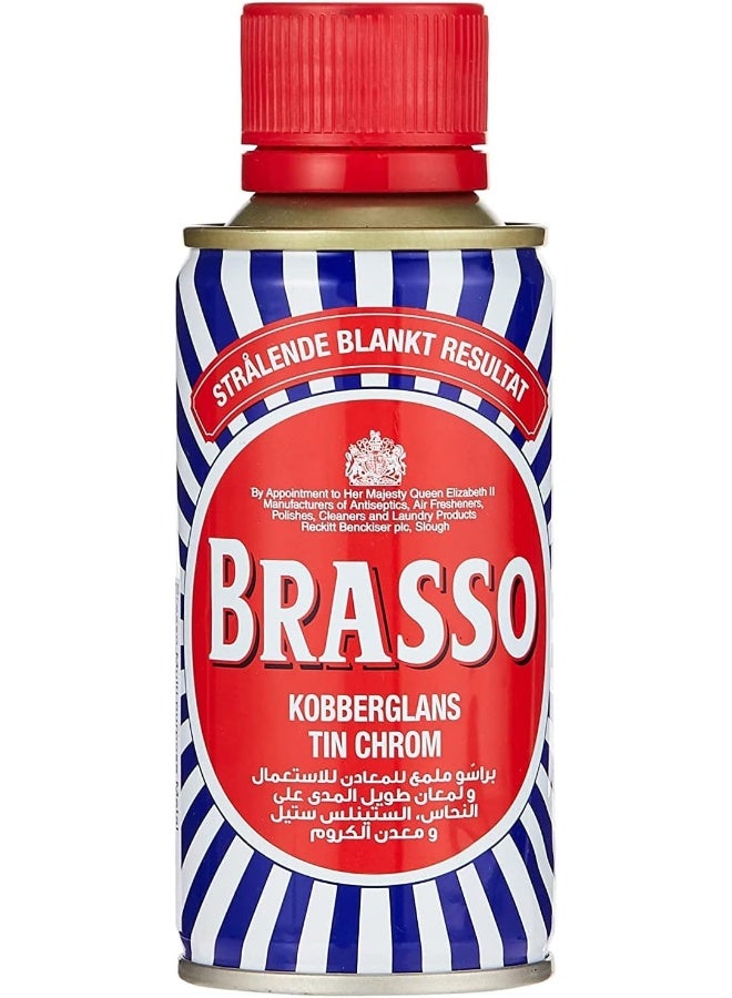 Brasso Multi-Purpose Metal Polish Brass Copper Stainless Steel Cleaner Liquid 200 Ml - Image 1