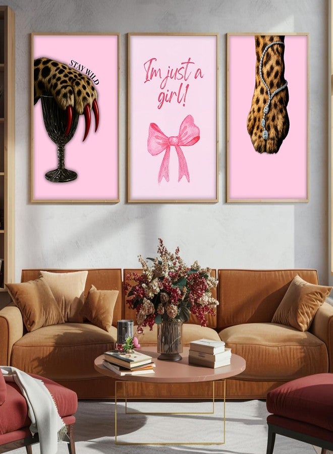 ARTELLY Girls Baddies Aesthetic Wall Frames for Bedroom | Trendy Girl Power Wall Art Posters | Modern Fashion Illustration Framed Paintings Decor for Teen Girls Room (Set of 3) (Art 2, 13x19 inch) - Image 5