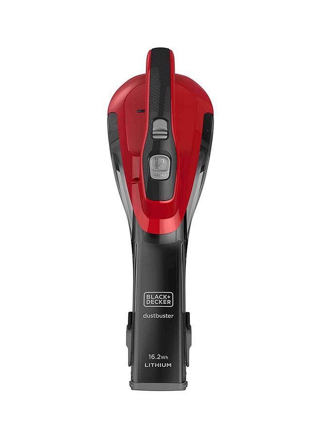 BLACK+DECKER Cordless Vacuum Cleaner 500 ml 16.2 W DVA315J-B5 Red/Grey - Image 2