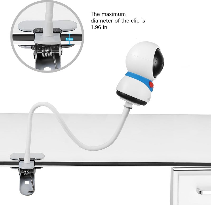 HOLACA Baby Monitor Mount Flexible Twist Stand for Baby 5sBaby 6T Baby 2S VB805 with Other 14Threaded HoleClip Mount - Image 2