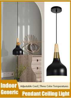 بيوينتي Hanging Pendant Lights,Ceiling Lamp Nordic,Led Pendant Lights,Dining Room Light Fixture,Three color temperature,120cm height adjustable, for Kitchen Island,Dining Room,Bedroom, Farmhouse, Hallway  - Image 1