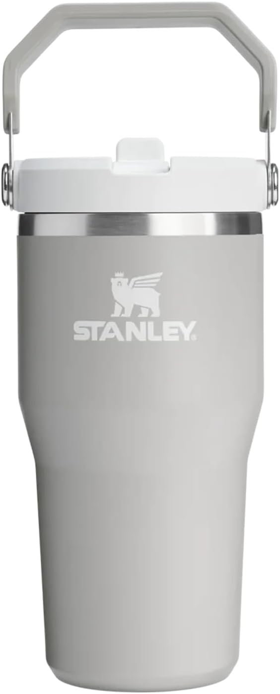 Stanley ستانلي آيس فلو جو 600مل/20أونصة زجاجة ماء بقشة قابلة للطي - أش 2.0 - Image 1