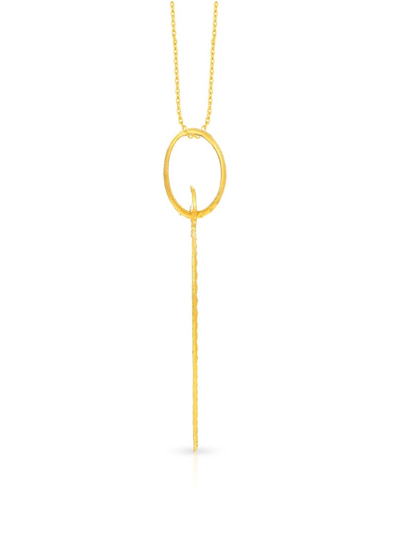 Malabar Gold and Diamonds 22k 916 Purity Gold Pendant for Women EMPN132NY  - Image 3
