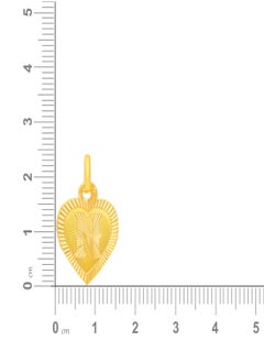 Malabar Gold and Diamonds 22k 916 Purity Gold Pendant for Women EMPN132NY  - Image 5