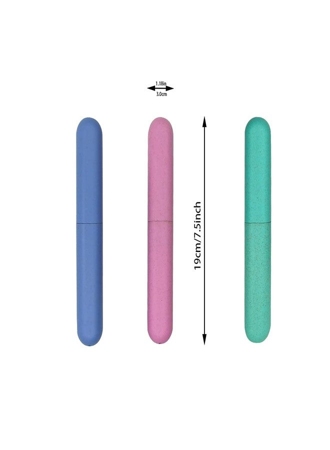 ZYYC 4 Pack Travel Toothbrush Case, Holder Toothbrush Travel Containers for Trip Home Camping Dust-Proof and Sanitary ，Travel Toothbrush Holder - Image 2