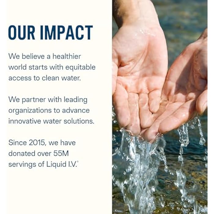 Liquid I.V. سائل I.V.® مضاعف الترطيب خالي من السكر - ليمون توت العليق | مسحوق مشروب الإلكتروليت | 1 عبوة (14 حصة) - Image 5