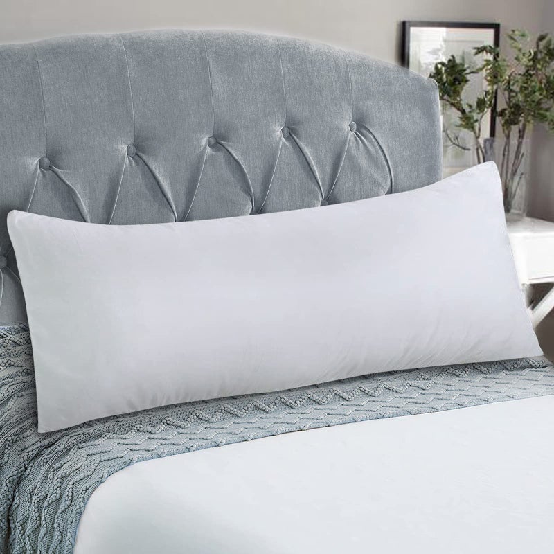 Coldwind Waterproof Body Pillow Cover Body Pillow Size Protectors Zippered Pillow Cases Pillow Covers 21 x 55 Soft Breathable Pillow Encasement White - Image 2