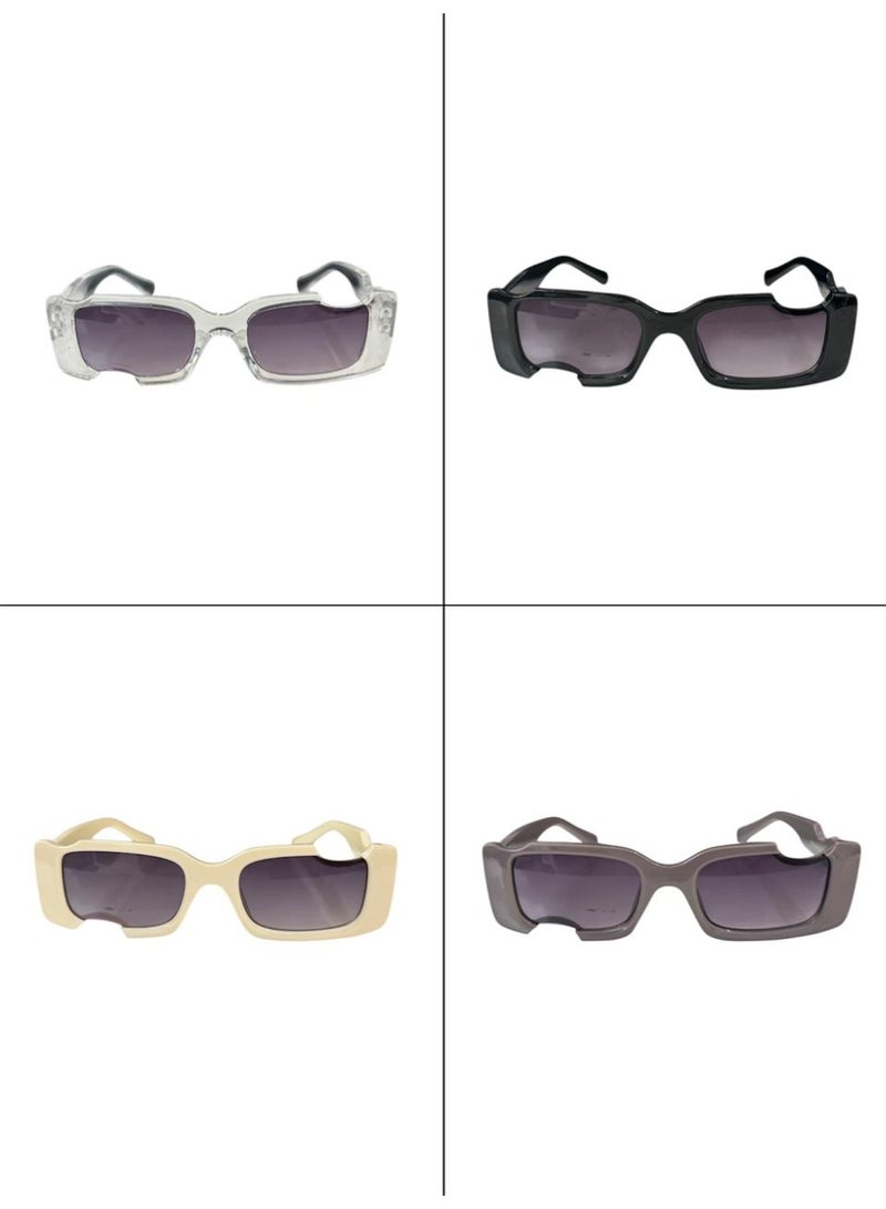ركس 4 نظارات شمسية نسائية مع اطار من البلاستيك خفيفة الوزن 14300 - Image 1