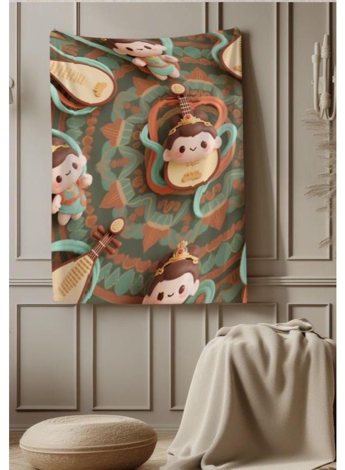 عام بطانية رقيقة من الفانيلا (دافئة ومريحة، ومناسبة للنوم واستخدام الألعاب وإزالة الغبار ومقاومة للرمل) 150 سم * 200 سم - 362 - Image 3