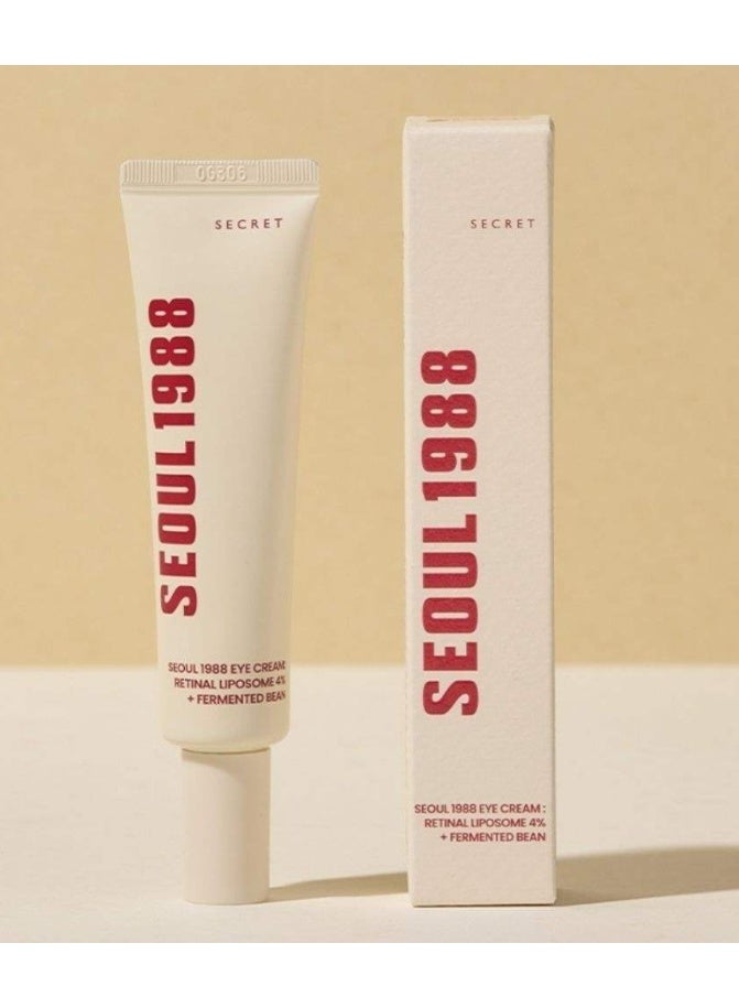 Secret Seoul 1988 Retinal Eye Cream 30ml – Anti-Aging Eye Cream for Dark Circles & Fine Lines - Image 1