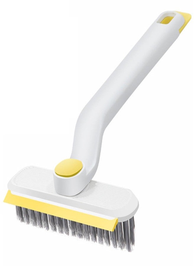 IVICOO White Grout Brush, Crevice Cleaning Brush with 360° Swivel Head 3-in-1 Tool(1 Pack) - Image 1