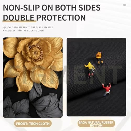 FIGMENT 2 Pcs Kitchen Mats - Waterproof Memory Foam Standing Floor Mat Non Slip Kitchen Rugs, Comfort Runner Floor Mat Carpets for Kitchen Home Office, Laundry(118 * 38 cm, 58 * 38 cm) - Image 3