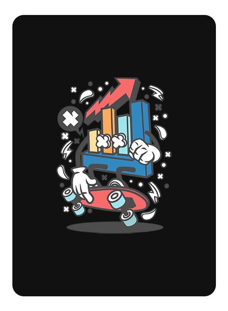 Theodor Protective Flip Case For Samsung Galaxy Tab S9 Plus With Trifold Stand Auto Wake Sleep Shockproof Cover Stocks Market copy - Image 1