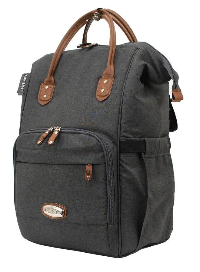 Petit Bebe Premium Max Diaper Bag  – Black - Image 1