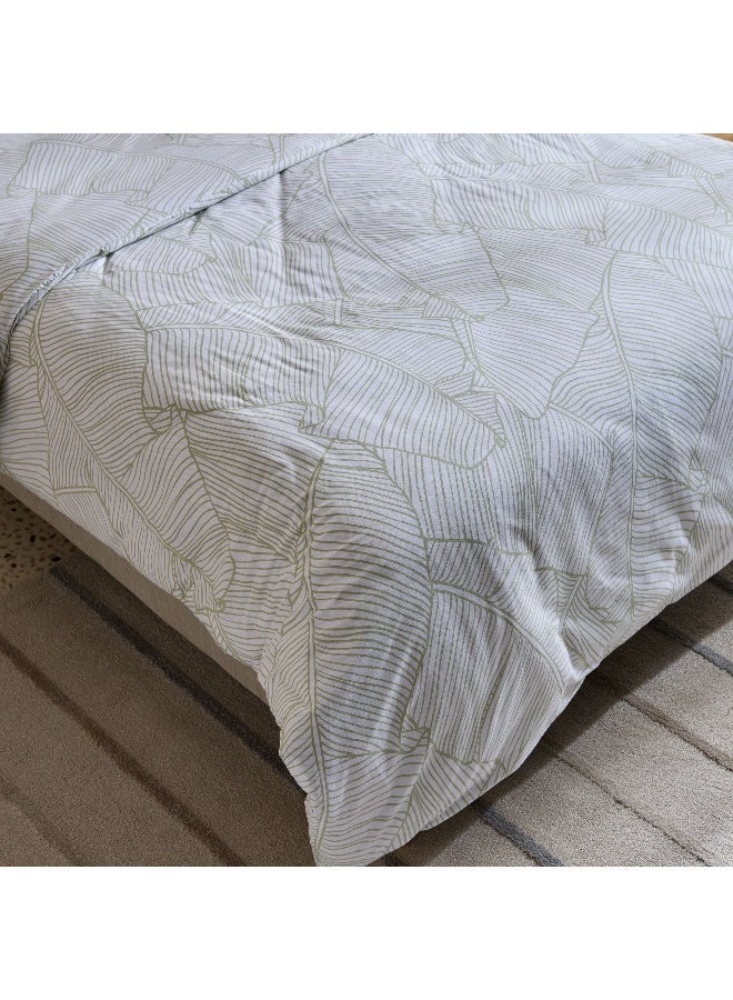 Home Box Malta-Musa 2-Piece Printed Cotton Single Duvet Cover Set - 135x200 cm - Image 5