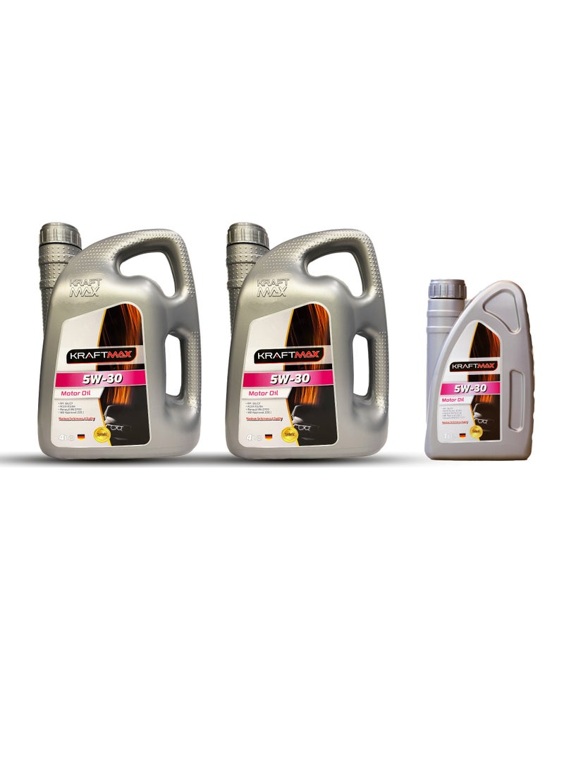 Kraftmax Kraft Max Motor oil    - 4L -   API:SN - 5w30 & Kraft Max Motor oil    - 1L -   API:SN - 5w30Bundle
