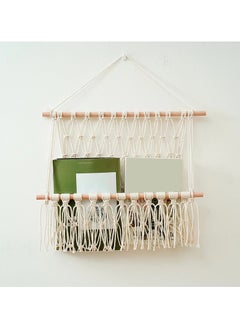 Rustic Tassel Wall Hanging Organizer Tapestry Handmade Kids Plush Toy Storage Holder Macrame Wall Organizer for Nursery Bathroom - pzsku/Z48D505D71BB1A4909874Z/45/_/1732687417/dd0c9a70-36f4-49dd-8167-3757d8a51172