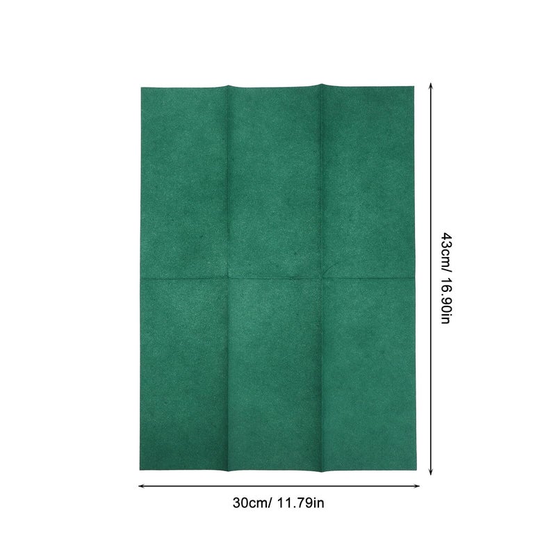 Dark Emerald Green Linen Texture Disposable Paper Napkins 50pcs For Wedding Banquet Party Event - Image 3
