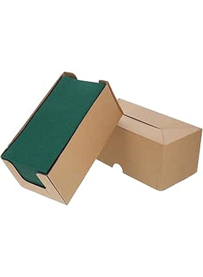 Dark Emerald Green Linen Texture Disposable Paper Napkins 50pcs For Wedding Banquet Party Event - Image 1