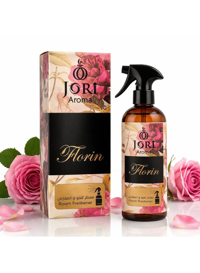 Jori Aroma Florin , Room Freshner Spray, Suitable for Curtains Carpets Upholstery Bedrooms Living rooms - Image 1