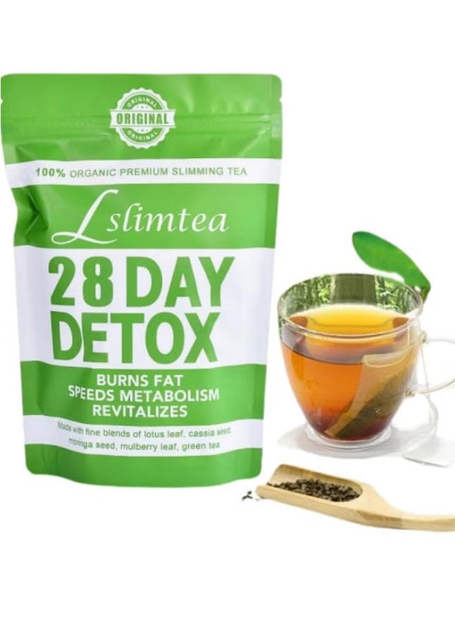 Wins Town - 28-Day Organic Weight Loss Tea Detox Tummy Tea Bags Promotes Fat Digestion and Absorption, Aids Bowel Movement, Supports Stomach Health, Helps Digestion, Reduces Accumulation of Abdominal Fat - Image 1