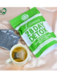 Wins Town 28-Day Organic Weight Loss Tea Detox Tummy Tea Bags Promotes Fat Digestion and Absorption, Aids Bowel Movement, Supports Stomach Health, Helps Digestion, Reduces Accumulation of Abdominal Fat  - Image 3