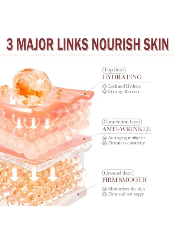 BIOAOUA 5 Piece Facial Skin Care Set, Skin Care Routine Kit for Women, Hydrated Repairing Skincare Gift Set with Cleanser, Toner, Face Serum, Lotion, Face Cream, Camellia Travel Size Skin Care Set - Image 4