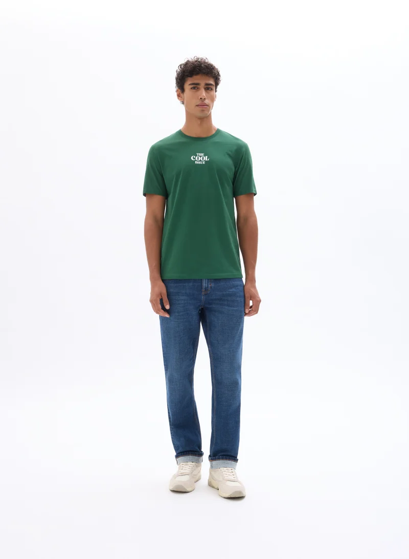 Celio Mexcool Green Short Sleeves Tshirt