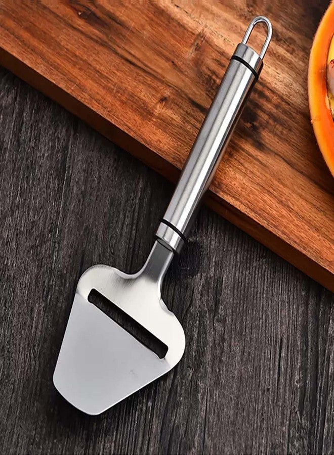 NJJBL Stainless Steel Cheese Slicer For All Types of Cheese - Multi-Functional Cheese Slicer - Handheld Slicer - Silver Non-Stick For Kitchen Cooking Every American Kitchen's Choice - Image 5