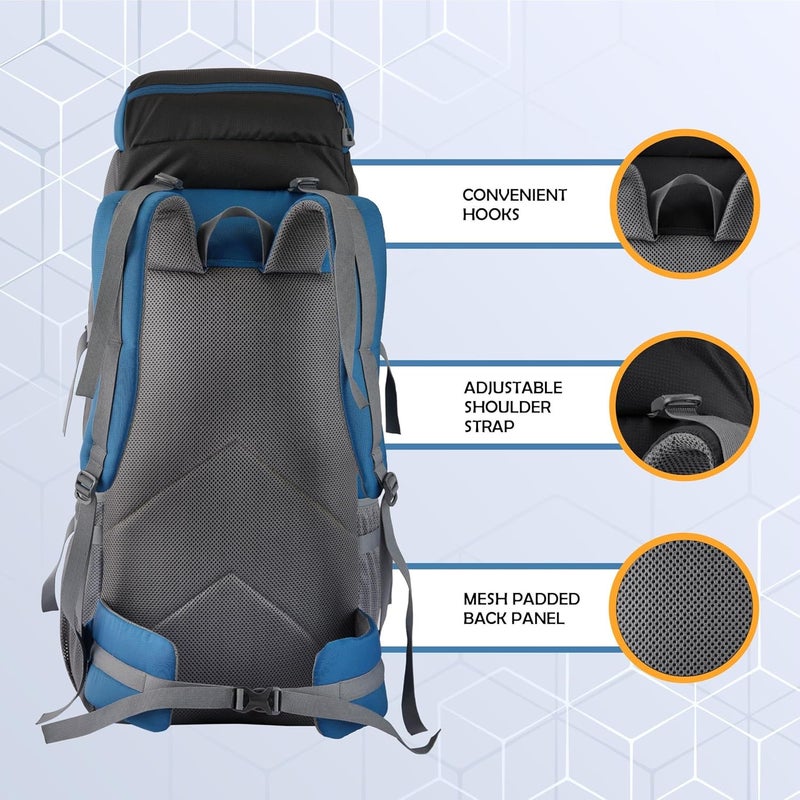 Trawoc حقيبة ظهر سفر TRAWOC EMBER 60L - Image 3