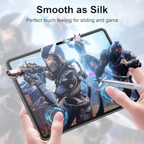 TECHSHIELD Matte Screen Protector for iPad Air 13-Inch(2025/2024, M3/M2), Full Coverage Tempered Glass Face ID & Apple Pencil Compatible - Image 4