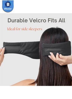 Sleep Eye Mask for Side Sleepers with Soundproof Ear Covers and Earplugs Set, Cooling Blackout Eye Mask for Sleeping, Dual-Sided All-Season Travel Sleep Mask for Women Men, Adjustable Large Size Blindfold Fits All Heads，Black - pzsku/Z48D54FC2767CB6D5AB1CZ/45/_/1739468278/3b7fb0ad-9c0f-4536-8a60-355173dbef6b