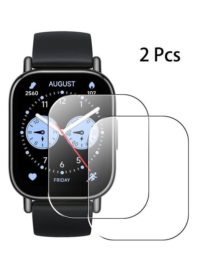 2 جهاز كمبيوتر شخصي حامي شاشة الزجاج المقوى لـ Xiaomi Redmi Watch 5 Lite, فيلم زجاج مقوى مقاوم للماء, حامي شاشة 9H HD مضاد للخدش, شاشة خالية من الفقاعة - Image 1