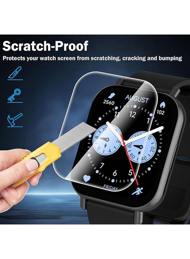 2 جهاز كمبيوتر شخصي حامي شاشة الزجاج المقوى لـ Xiaomi Redmi Watch 5 Lite, فيلم زجاج مقوى مقاوم للماء, حامي شاشة 9H HD مضاد للخدش, شاشة خالية من الفقاعة - Image 2