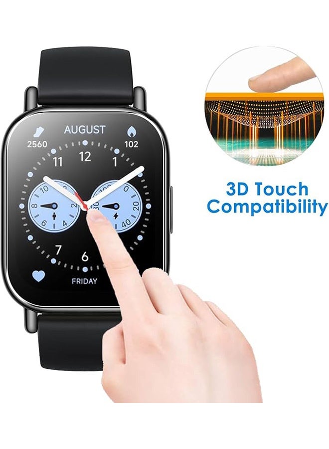 2 جهاز كمبيوتر شخصي حامي شاشة الزجاج المقوى لـ Xiaomi Redmi Watch 5 Lite, فيلم زجاج مقوى مقاوم للماء, حامي شاشة 9H HD مضاد للخدش, شاشة خالية من الفقاعة - Image 4