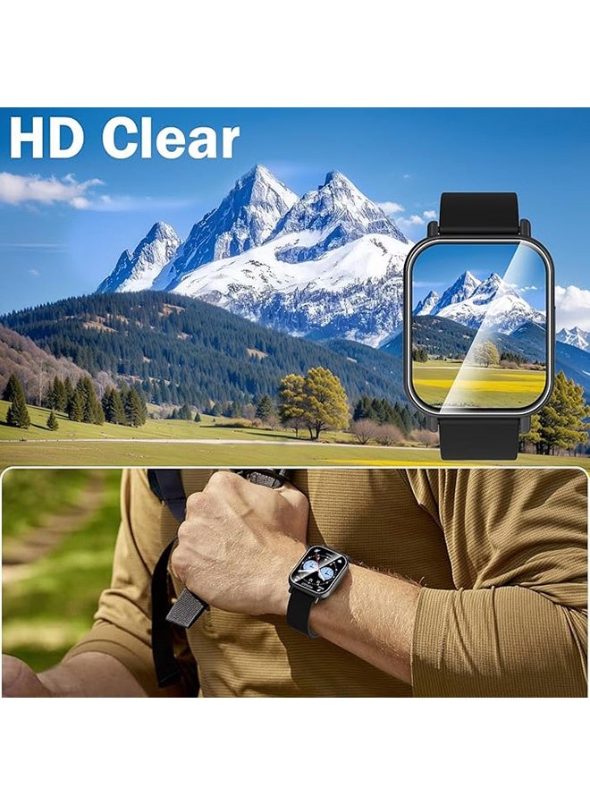 2 جهاز كمبيوتر شخصي حامي شاشة الزجاج المقوى لـ Xiaomi Redmi Watch 5 Lite, فيلم زجاج مقوى مقاوم للماء, حامي شاشة 9H HD مضاد للخدش, شاشة خالية من الفقاعة - Image 5