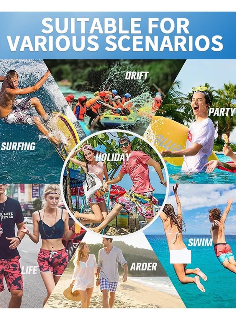 QUTOOB Quick Dry Swimming Shorts Breathable Beachwear Short Pants - Swimming Trunks For Men Swim Jammers - Quick Drying Short Pants for Swimming, Surfing, Diving, Gym Wear Fitness Workout Shorts - Image 3