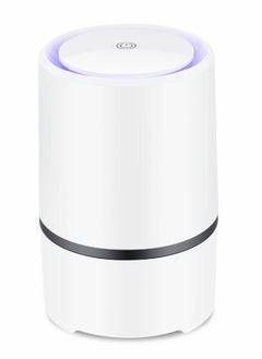 Air Purifier for Home with True HEPA Filters,Low Noise Portable Air Purifiers with Night Light, Desktop USB Air Cleaner