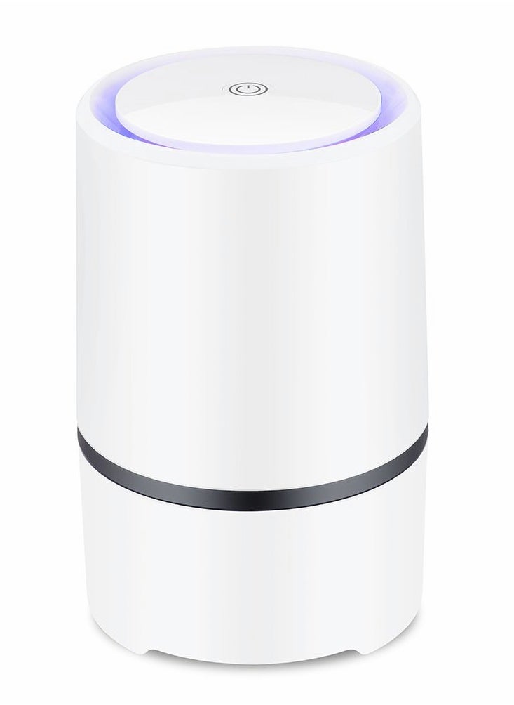 Excefore - Air Purifier for Home with True HEPA Filters,Low Noise Portable Air Purifiers with Night Light, Desktop USB Air Cleaner - Image 1