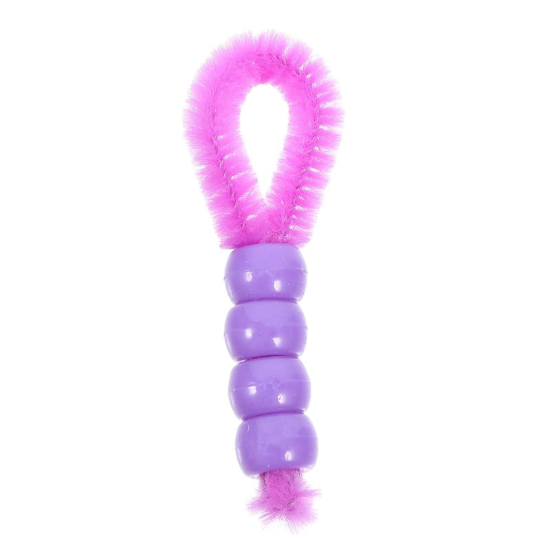 Purple Beads Navel Cleaning Brush Gentle Belly Button Care for Sensitive Skin - Image 1