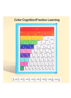 Generic Magnetic Fraction Tiles & Fraction Circles, fractions manipulatives Educational for Elementary School, Learning Games for Elementary School, Math Manipulatives for Elementary School Early  - Image 5