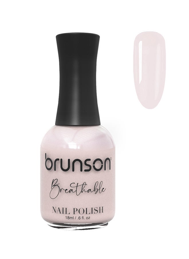 brunson - Breathable Nail Polish Halal nail polish Wudu friendly Quick-Dry Vegan long lasting but easy peel off   18ml BH006 - Image 1