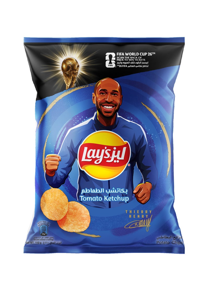 Lays Tomato Ketchup Flavour Potato Chips - Image 1