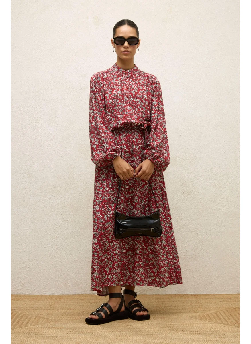 مانوكا Floral Print Dress